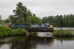 CSXT 2756 Leads Y121 at Martin Stream